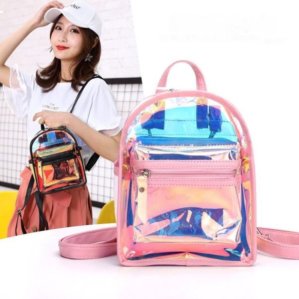 Jelly Transparent Backpack Schulter Crossbody