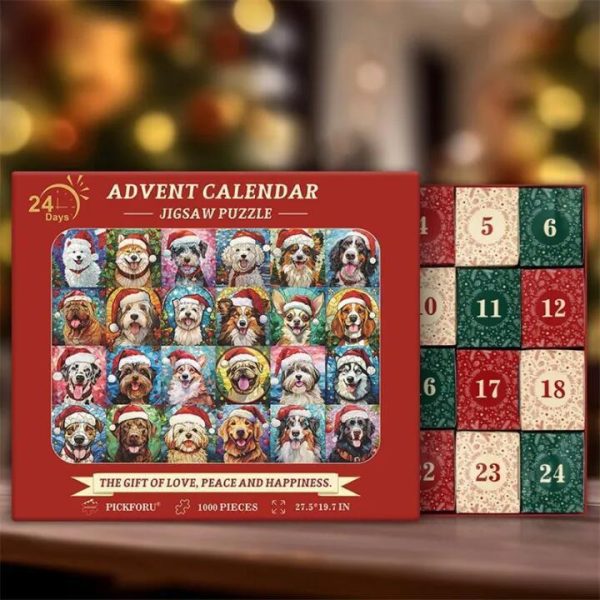 Fröhliche Weihnachten Adventskalender Puzzle – Bild 3