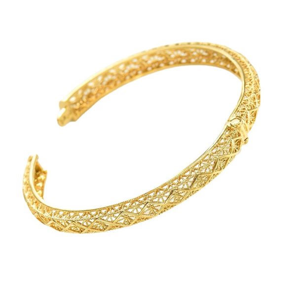 Special-Interest-Design Kupfer plattiert Gold Armband für Frauen – Bild 6