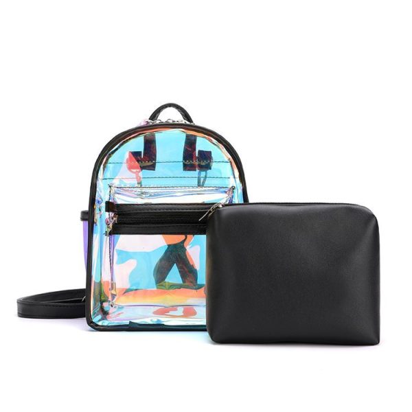 Jelly Transparent Backpack Schulter Crossbody – Bild 2