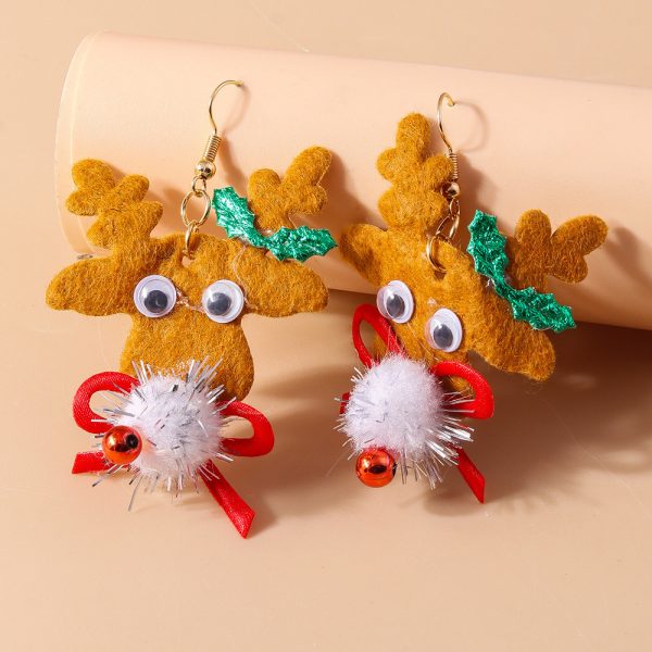 Ornament Christmas Cartoon Cute Earrings – Bild 10