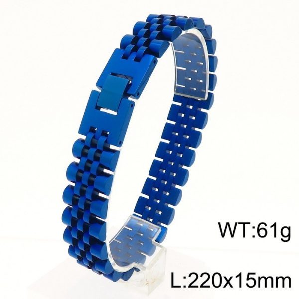 10mm Men's Adjustable Titanium Steel Strap Chain Couple Bracelet – Bild 9