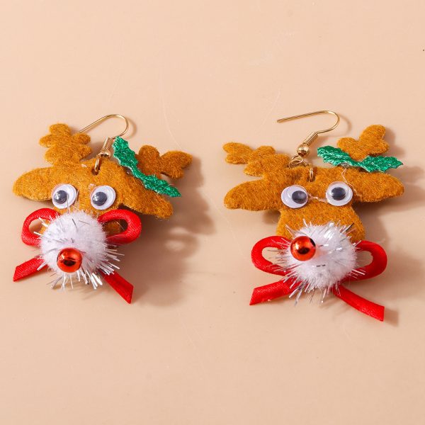 Ornament Christmas Cartoon Cute Earrings – Bild 7