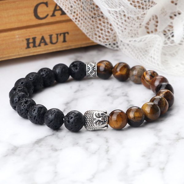 Herren Handschmuck Perlen Armband