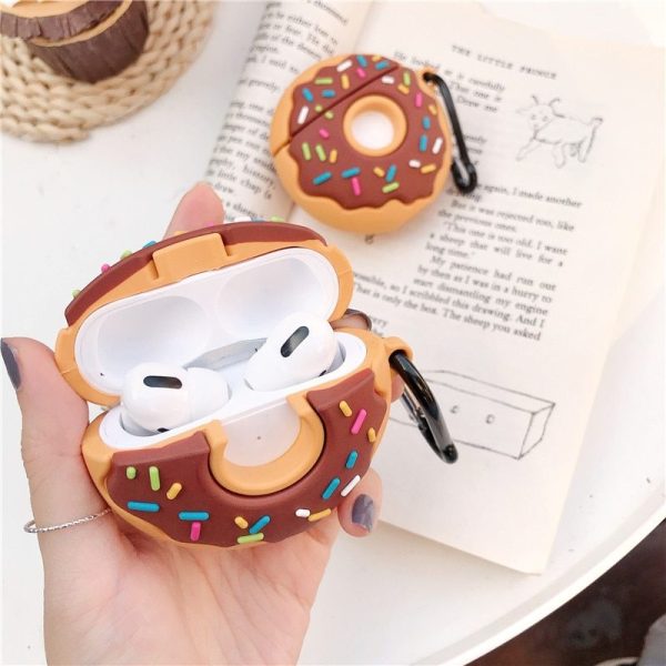 Kompatibel mit Apple, Donut-Case für AirPods Pro aus Silikon