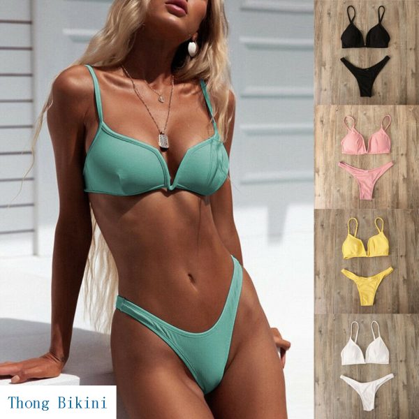 Tanga Bikini Frauen Badeanzug