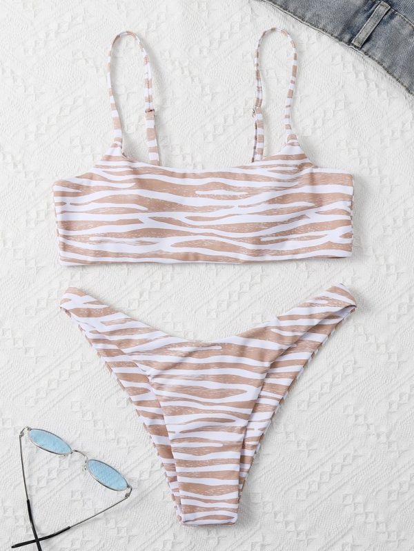 Damenmode Badebekleidung Zweiteiliger Bikini – Bild 4