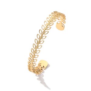 Modisches Edelstahl-Armband für Damen mit Hollowed-Out-Design – Bild 4